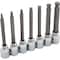 Dynamic Tools 3/8" Drive 7Pcs SAE, Long Ball Nose, Hex Socket Set, 1/8" - 3/8" D010024 - alternate 1